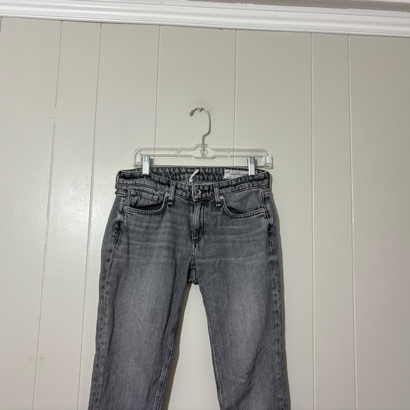 Rag and Bone Jeans Womens Drew Low Rise Boyfriend Denim Stretch Gray Size 25 - Picture 3 of 9